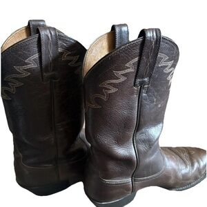 Ariat Sedona Mens Brown Leather Cowboy Western Boots Sz 10.5D